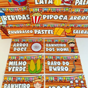 PLAQUINHAS ARRAIÁ