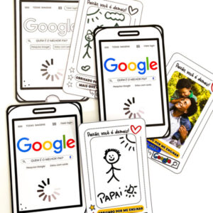 CARTÃO DIA DOS PAIS TEMA: GOOGLE