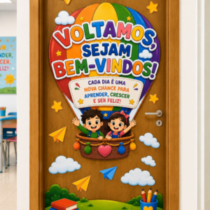 PAINEL DE PORTA BALÃO - VOLTA ÀS AULAS