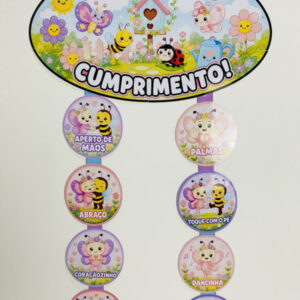 CUMPRIMENTO DIVERTIDO - JARDIM ENCANTADO