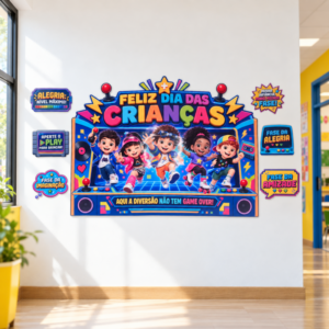 PAINEL FLIPERAMA DIA DAS CRIANÇAS