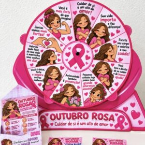 ROLETA OUTUBRO ROSA - CUIDAR DE SI É UM ATO DE AMOR